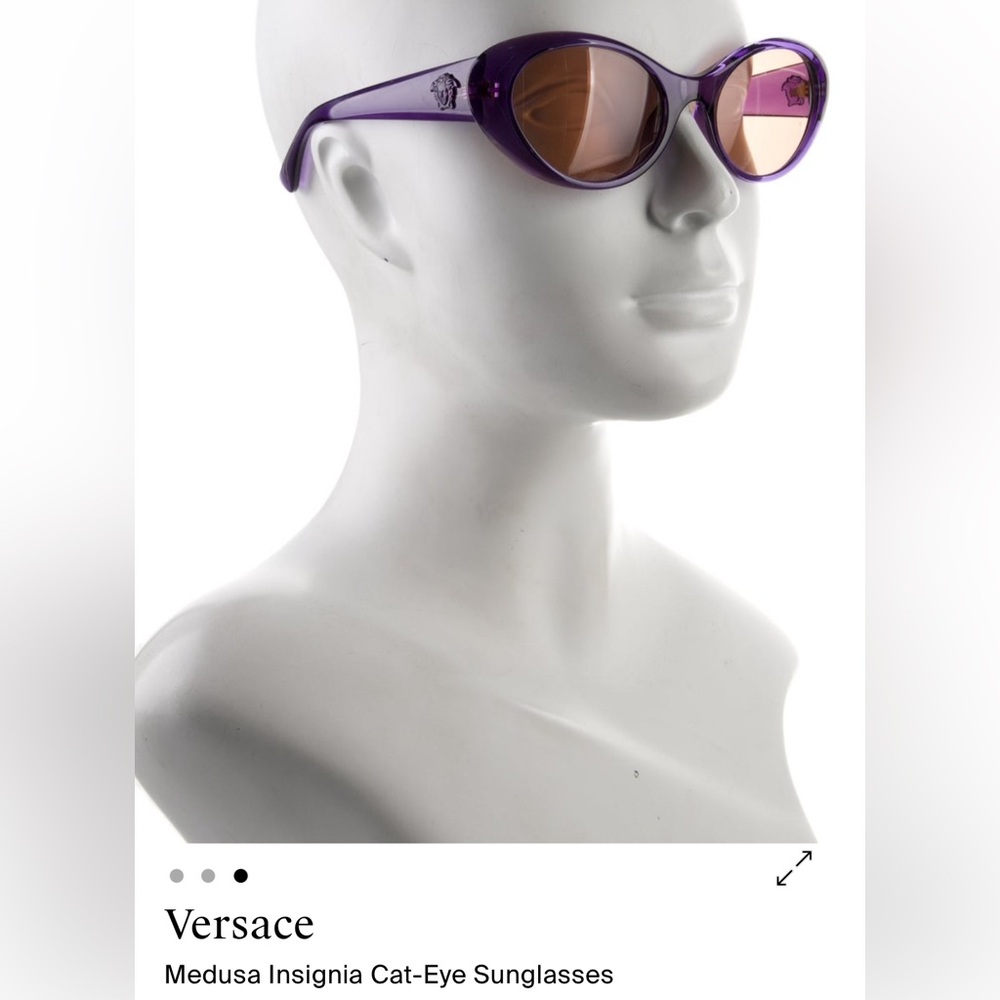 Versace Violet Cat-Eye Sunglasses💜